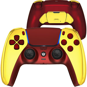 HEXGAMING RIVAL Controller for PS5, PC, Mobile - Scarlet Red Gold