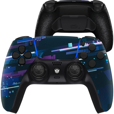 HEXGAMING RIVAL Controller for PS5, PC, Mobile - Blue Purple Magic Space