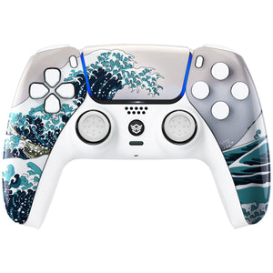 HEXGAMING RIVAL Controller for PS5, PC, Mobile - The Great Wave