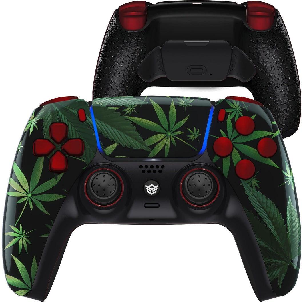 HEXGAMING RIVAL Controller for PS5, PC, Mobile - Green Weeds