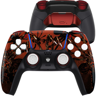 HEXGAMING RIVAL Controller for PS5, PC, Mobile - Scarlet Red Gold