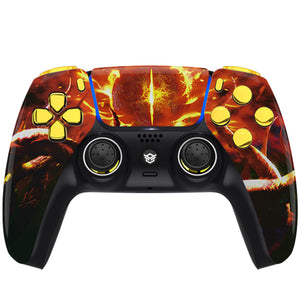 HEXGAMING RIVAL Controller for PS5, PC, Mobile - The Great Flaming Overlord