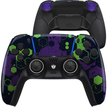 Load image into Gallery viewer, HEXGAMING RIVAL Controller for PS5, PC, Mobile - Hexcamouflage Green Purple Black
