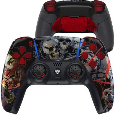HEXGAMING RIVAL PRO Controller for PS5, PC, Mobile - Ghost of Samurai