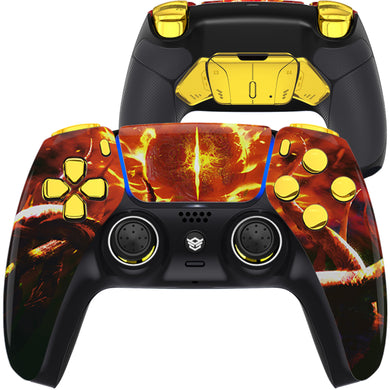 HEXGAMING RIVAL PRO Controller for PS5, PC, Mobile - The Great Flaming Overlord