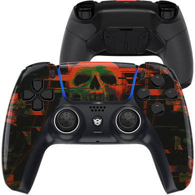 HEXGAMING RIVAL PRO Controller for PS5, PC, Mobile - Blurred Screaming Skull