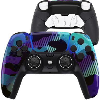 HEXGAMING RIVAL PRO Controller for PS5, PC, Mobile - Camouflage Blue