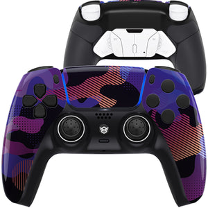 HEXGAMING RIVAL PRO Controller for PS5, PC, Mobile - Camouflage Purple