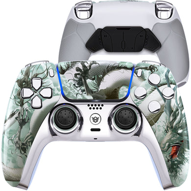 HEXGAMING RIVAL PRO Controller for PS5, PC, Mobile - Jade Dragon - Cloud Dominator