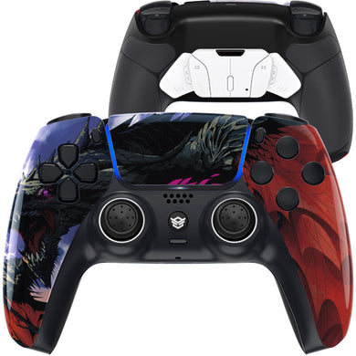 HEXGAMING RIVAL PRO Controller for PS5, PC, Mobile - Roaring Dragon