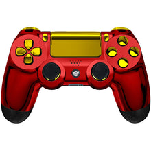 Load image into Gallery viewer, HEXGAMING SPIKE Controller for PS4, PC, Mobile - Chrome Red Gold
