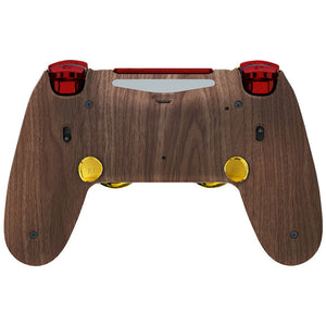 HEXGAMING SPIKE Controller for PS4, PC, Mobile - Chrome Gold Red