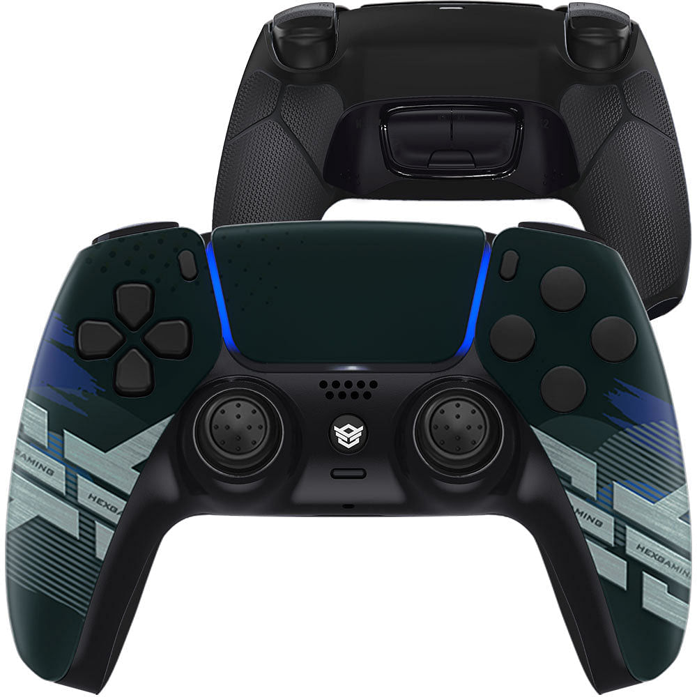 HEXGAMING ULTIMATE Controller for PS5, PC, Mobile - Blue Space Distortion