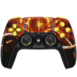 HEXGAMING ULTIMATE Controller for PS5, PC, Mobile - The Great Flaming Overlord