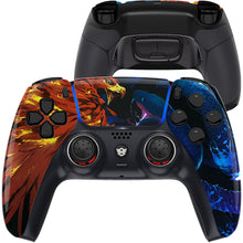 Load image into Gallery viewer, HEXGAMING ULTIMATE Controller for PS5, PC, Mobile - Fire Eagle vs Ice Snake
