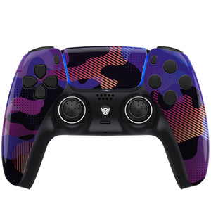 HEXGAMING ULTIMATE Controller for PS5, PC, Mobile - Camouflage Purple