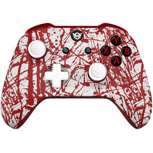 HEXGAMING ULTRA ONE Controller for XBOX, PC, Mobile- Blood ABXY Labeled