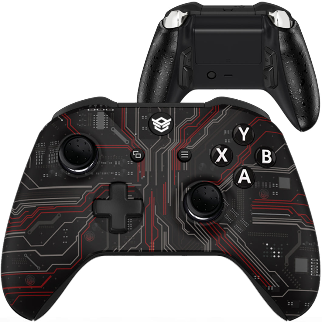 HEXGAMING ULTRA ONE Controller for XBOX, PC, Mobile- Evil Circuit ABXY Labeled