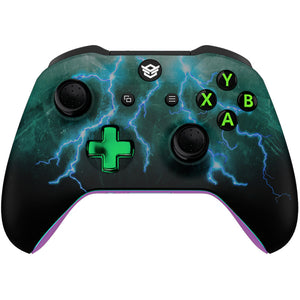 HEXGAMING ULTRA ONE Controller for XBOX, PC, Mobile-Green Storm ABXY Labeled