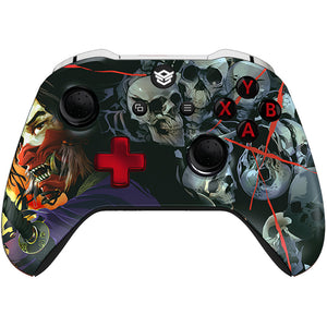 HEXGAMING ULTRA ONE Controller for XBOX, PC, Mobile-Ghost of Samurai ABXY Labeled