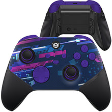 Load image into Gallery viewer, ULTRA X with Adjustable Triggers &amp; Rubberized Grip Faceplate - Blue Purple Space Distortion
