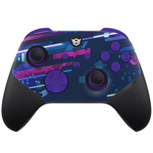 Load image into Gallery viewer, ULTRA X with Adjustable Triggers &amp; Rubberized Grip Faceplate - Blue Purple Space Distortion
