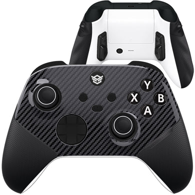 HEXGAMING ULTRA X Controller for XBOX, PC, Mobile - Silver Graphite Pattern ABXY Labeled
